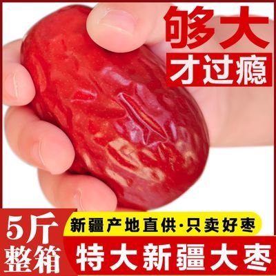 新货新疆红枣特级和田大枣特大六星骏枣正宗整箱特产干货生吃煲汤