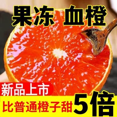 【果冻血橙】正宗四川塔罗科血橙当季新鲜水果超甜薄皮甜橙子批发