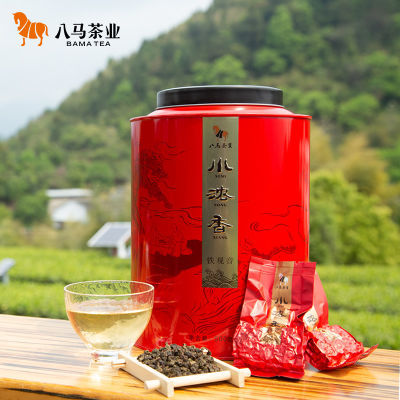 八马茶叶 安溪铁观音特级浓香型铁观音乌龙茶散茶自饮圆罐装500克