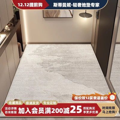 室内入户门地垫家用轻奢简约现代进门地毯蹭土防滑脚垫客厅茶几毯