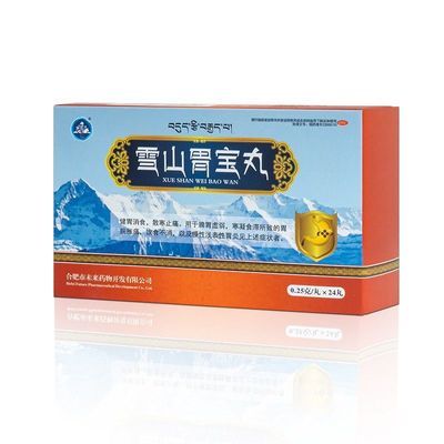 正品胃宝雪山胃宝丸脾胃消食胃疼24止痛虚弱胃胀胃炎恶心胃药