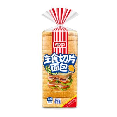 【保质期8天】桃李主食切片面包每500g/袋镇江生产苏州发货