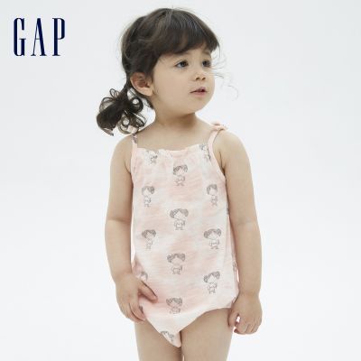 百亿补贴：Gap星球大战联名新生婴儿纯棉吊带连体衣682804 夏季款儿童装 48.99元