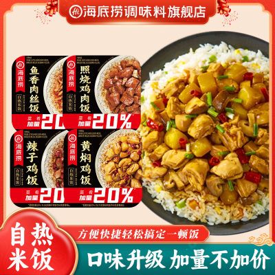 海底捞自热米饭黄焖鸡辣子鸡照烧鸡方便米饭懒人速食自热快餐饭