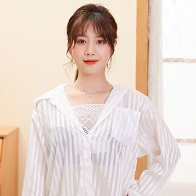 V领防走光神器一片式抹胸女蕾丝性感打底无痕内衣遮胸布胸挡夏季优惠券