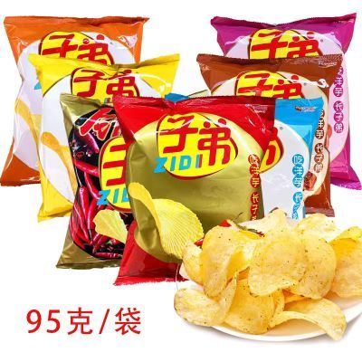 【特价】云南特产95g子弟薯片麻辣土豆片休闲零食多口味薯片临