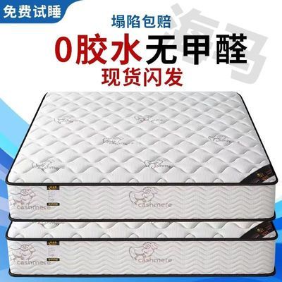 正品海马席梦思床垫经济型20CM厚家用弹簧乳胶椰棕软硬两用1.8cm