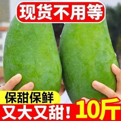 正宗越南大青芒10斤现摘当季新鲜水果整箱金煌青皮芒果5斤大果