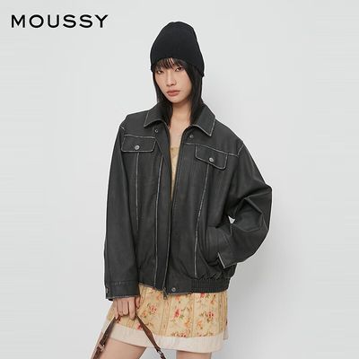 ڲmoussy 2024＾Ʒ۷Ƥ·ԱпŮ028HAZ30-0201 829Ԫ