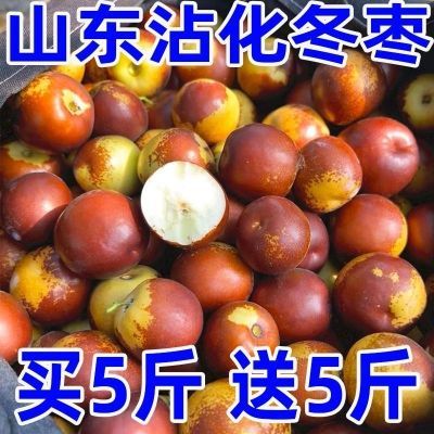 【山东沾化】正宗沾化冬枣超脆甜应季新鲜现摘水果大枣子整箱批发