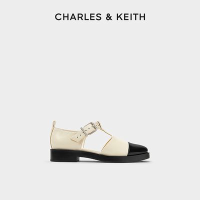 ڲCHARLES&KEITH24ƷCK1-70900504ƴɫͷƽ׵Ь173Ԫ