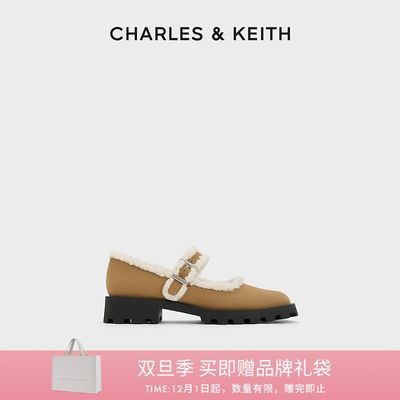 ڲCHARLES&KEITH23ƷCK1-70381021׼ԲͷëëЬŮ190Ԫ