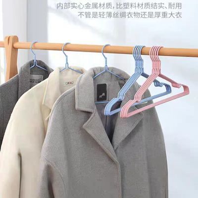 家用无痕衣撑撑子晾衣服架儿童晒挂衣架子学生宿舍用加粗加大衣架