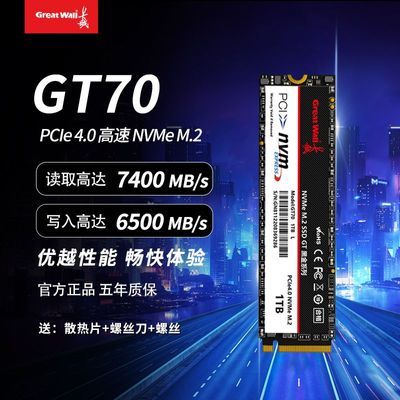 ڲ GT70 1TB SSD̬Ӳ M.2 NVMe PCIe 4.0349Ԫ