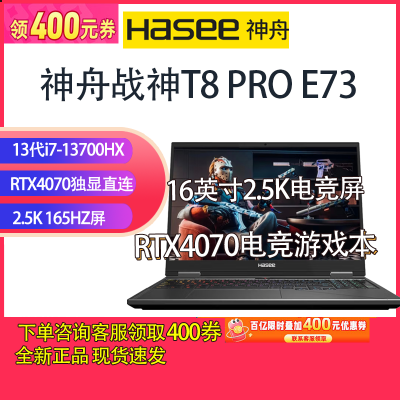 ڲսT8pro E73/13i7/RTX407016Ӣ羺Ϸ6199Ԫ