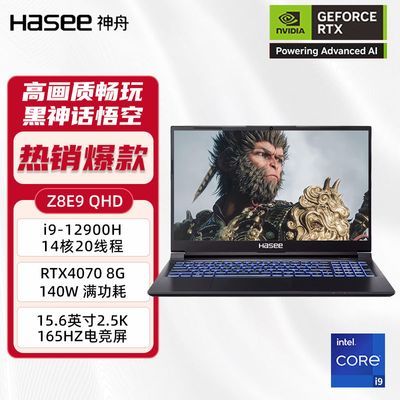 ڲսZ8E9 165HZ 2.5K ĺi9/RTX4070Ѫ羺ϷʼǱ6099Ԫ