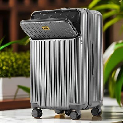 百亿补贴：SGG开口行李箱大容量新款旅行箱密码箱万向轮拉杆箱前置开口功能 197元
