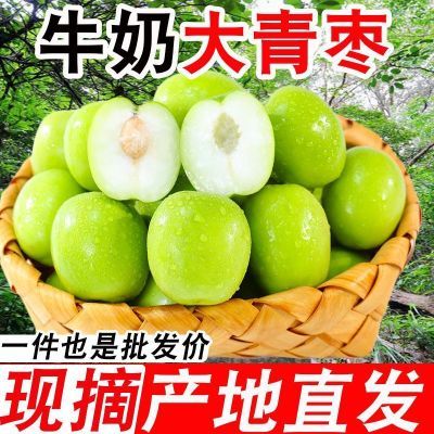 【批发】正宗云南牛奶大青枣脆甜水果新鲜应季贵妃蜜枣冬枣苹果枣