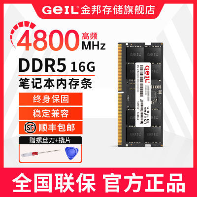 GeIL16G DDR5 4800 ʼǱڴϷ羺ڴȫԭװ ʵ165Ԫ