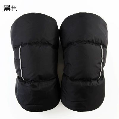 羽绒护膝电动车加厚保暖冬季男女骑行防寒摩托车挡风防水护腿防风