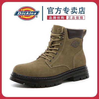 Dickies马丁靴男2025冬季新款舒适英伦风厚底百搭短靴时尚工装靴