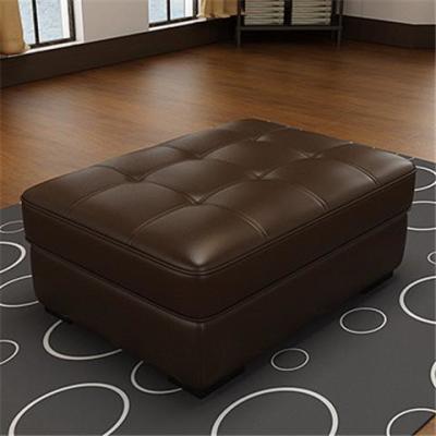 定制爆款真皮沙发凳真皮凳子沙发脚踏储物方凳坐墩搁脚凳网红脚踏