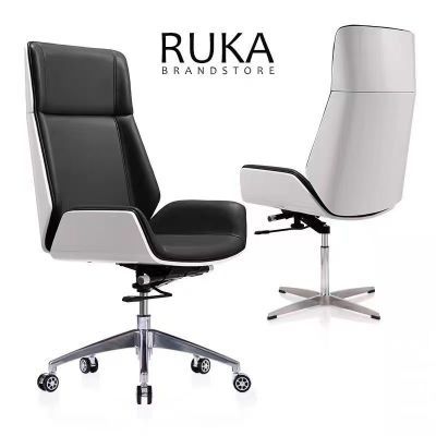 欢乐颂同款班前椅人体工学椅简约现代老板椅办公会议椅皮椅大班椅