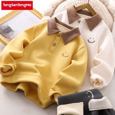 ���ڲ�����ͯɭͯ����ͯ���������ﶬ���POLO��2025�¿��ͯ��ůT������ 19.2Ԫ