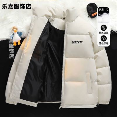 男女同款保暖面包服秋冬可爱印花防风防寒棉袄时尚百搭加厚棉衣男