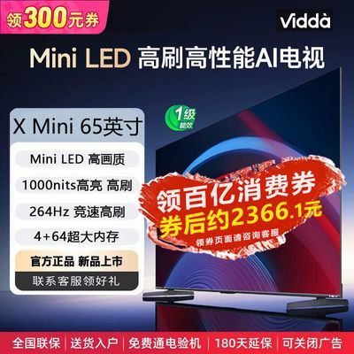 ڲŵVidda X Mini 65ӢһЧ4+64GB 264HzˢҺ2499Ԫ