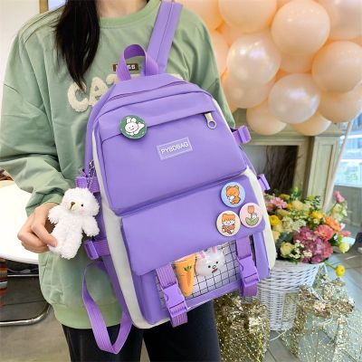 书包学生韩版初中高中ins清新小学生初中生大容量背包双肩包