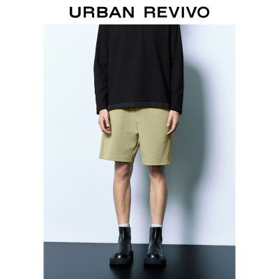 百亿补贴：UR男装时尚百搭系绳纯色宽松廓形短裤UMF640098 109元