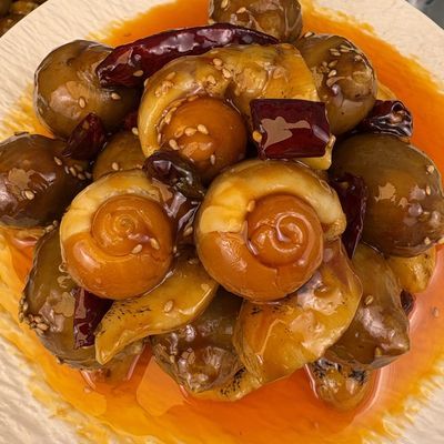 大连海鲜麻辣鲍螺老婆脚桶装1桶2桶顺丰包邮,带黄率高老婆脚鲍螺