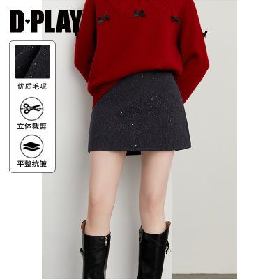 ���ڲ�����DPLAY����Ʒ��2025���ļ��¿��ɫ����ȹŮ���ж̿�A��ȹ��ȹ 129Ԫ