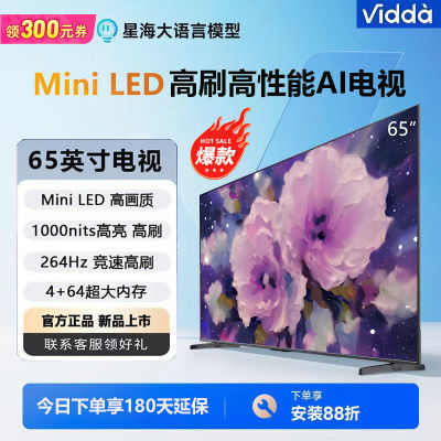 ڲŵVidda X Mini 65ӢһЧ4+64GB 264HzˢҺ 2499Ԫ