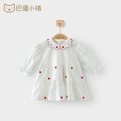 连体衣女童秋冬季儿童可爱甜美蛋糕裙2022新款婴儿衣服兔宝宝