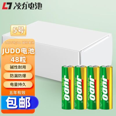 凌力48粒JUDO碱性电池 5号D碱性智能门锁 空调遥控器 耐用环保AC优惠商品图片