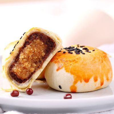 无蔗糖整箱燕麦蛋黄酥正宗解馋小零食木糖醇雪媚娘学生中老年食品优惠商品图片