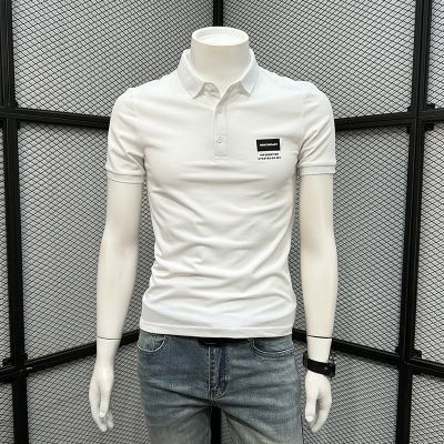 POLO衫男短袖t恤夏季2025新款休闲半袖高端时尚体恤修身
