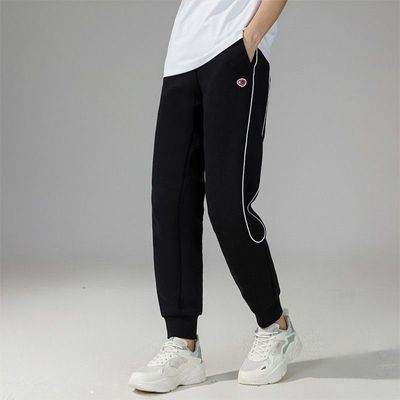 【断码清仓】361°休闲经典百搭舒适女式针织运动长裤束脚训练裤