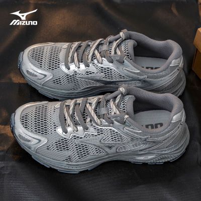 美津浓男鞋夏季网面透气情侣老爹鞋做旧厚底低帮休闲鞋RACER S