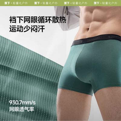 蕉下男士莫代尔棉质内裤(3条装)SF386T透气抑菌底裆平角短裤