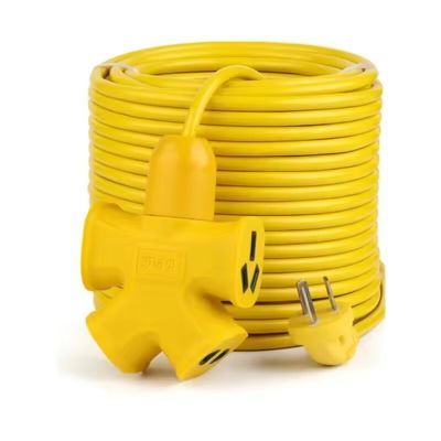 插座带线高楼超长线排插长线超长电动车充电延长线插座防冻电源线