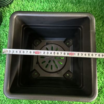 280黑方多肉绿植加厚款景天花盆口径27厘米高度18厘米加厚