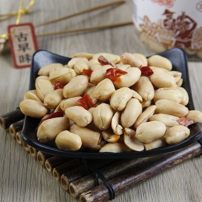 志军脱油花生米5斤五香麻辣椒盐藤椒香菜蜂蜜去皮休闲批发便宜