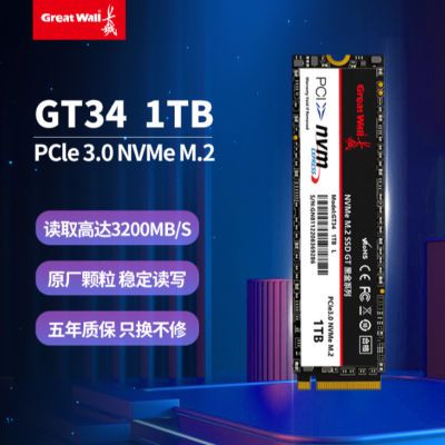 GT34 1TB 512 M.2 PCIE 3.0 ̬Ӳ̱ʼǱSSD̨ʽ NVME188Ԫ