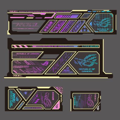 2025新款太阳神GX601601机箱灯板ROG激光镭雕灯板神光同步灯板