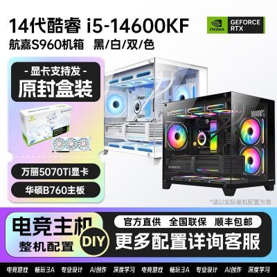 ڲI5 14600KF/RTX5070TIѩƵ羺ϷDIY̨ʽװ9899Ԫ