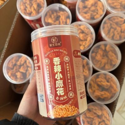 【2罐装】和生百悦手工现炸网红麻辣香辣咸味小麻花独立包装优惠商品图片