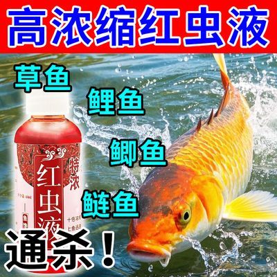 红虫液浓缩钓鱼小药大全黑坑野钓鲫鱼鲤鱼饵料打窝料诱鱼食添加剂